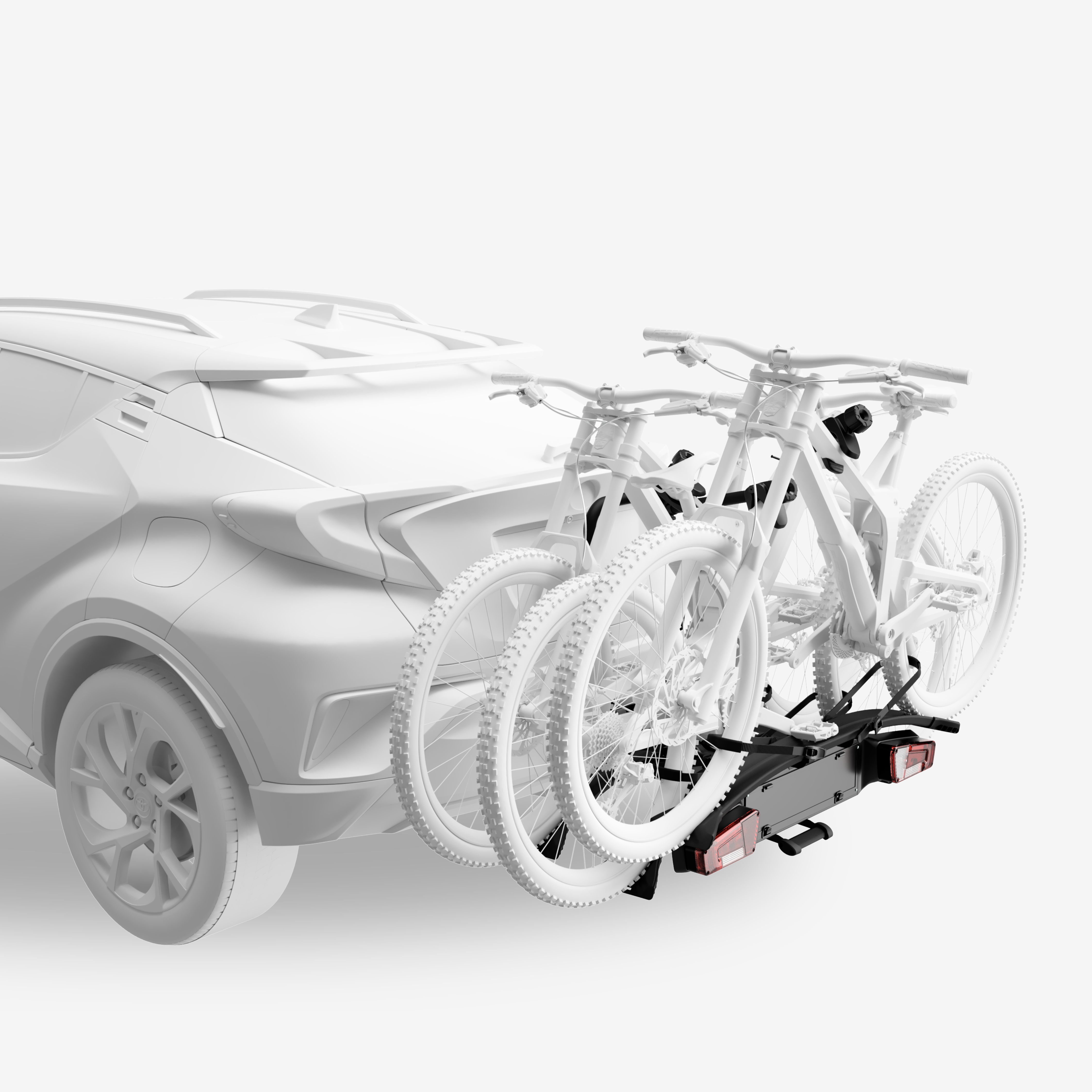 Kit Terza Bici per portabici gancio traino GP VERVE