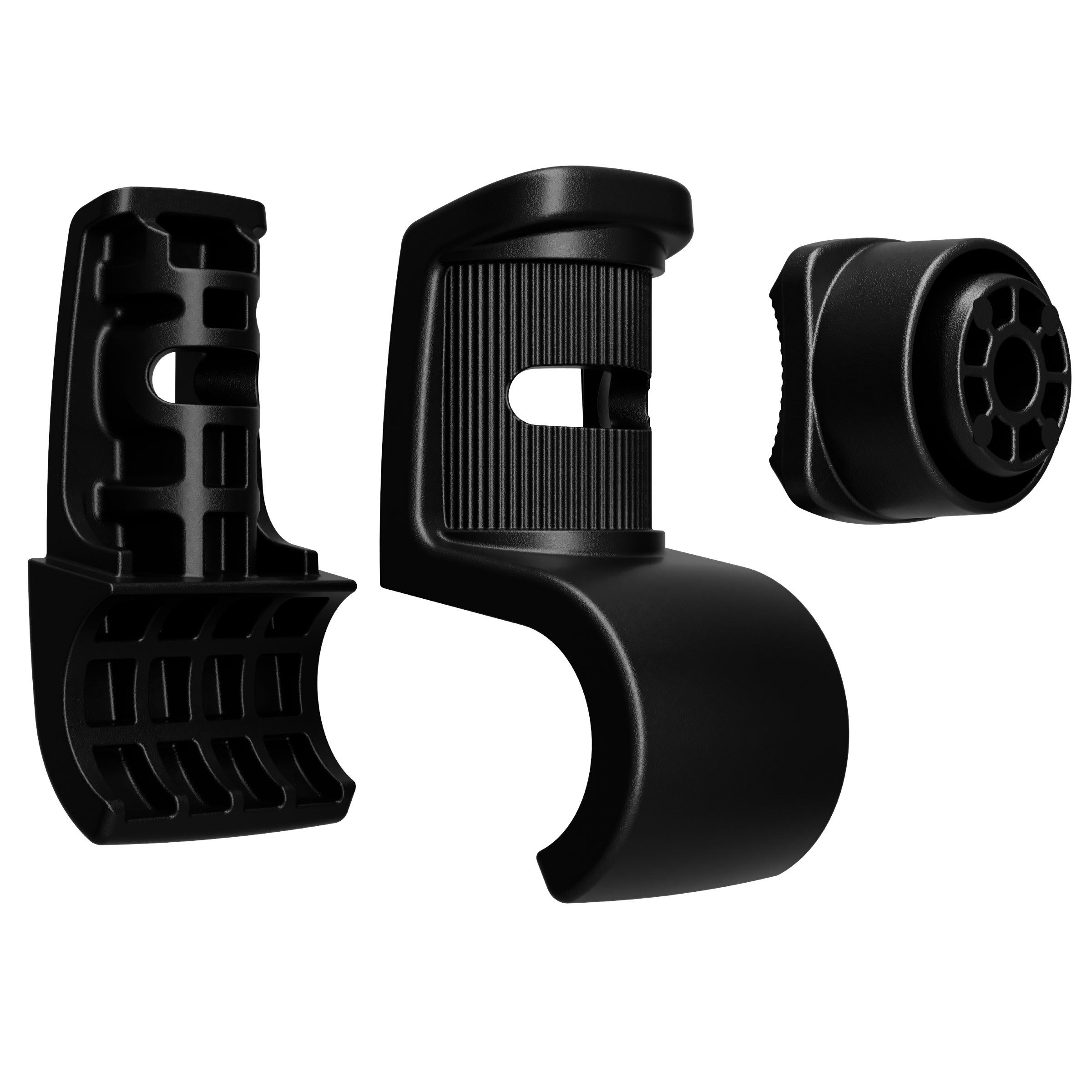 Arm fixing kit with clamp to the frame