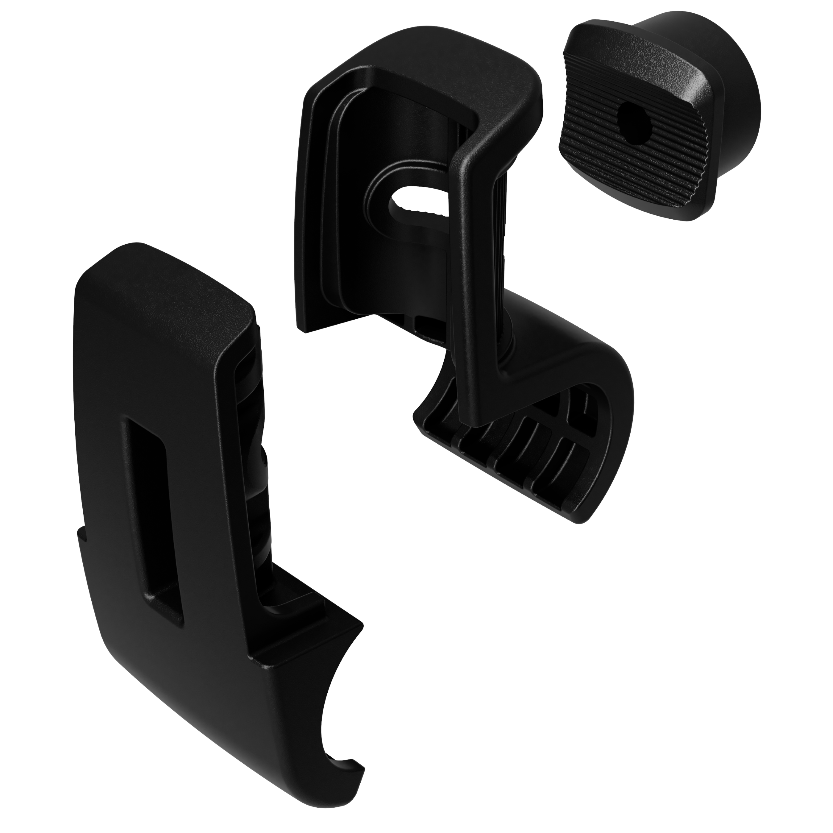 Arm fixing kit with clamp to the frame