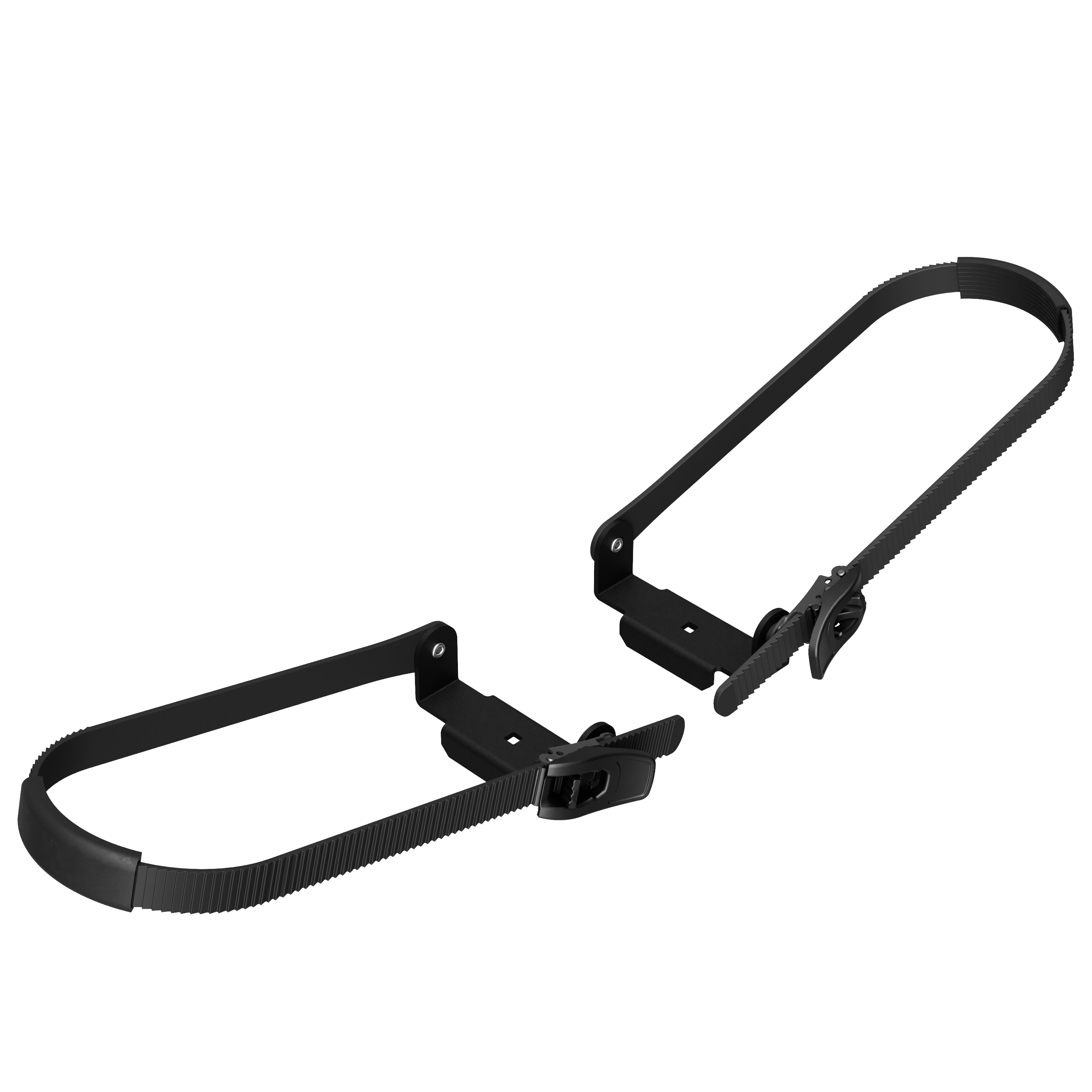 Pair of straps for 2nd bike track