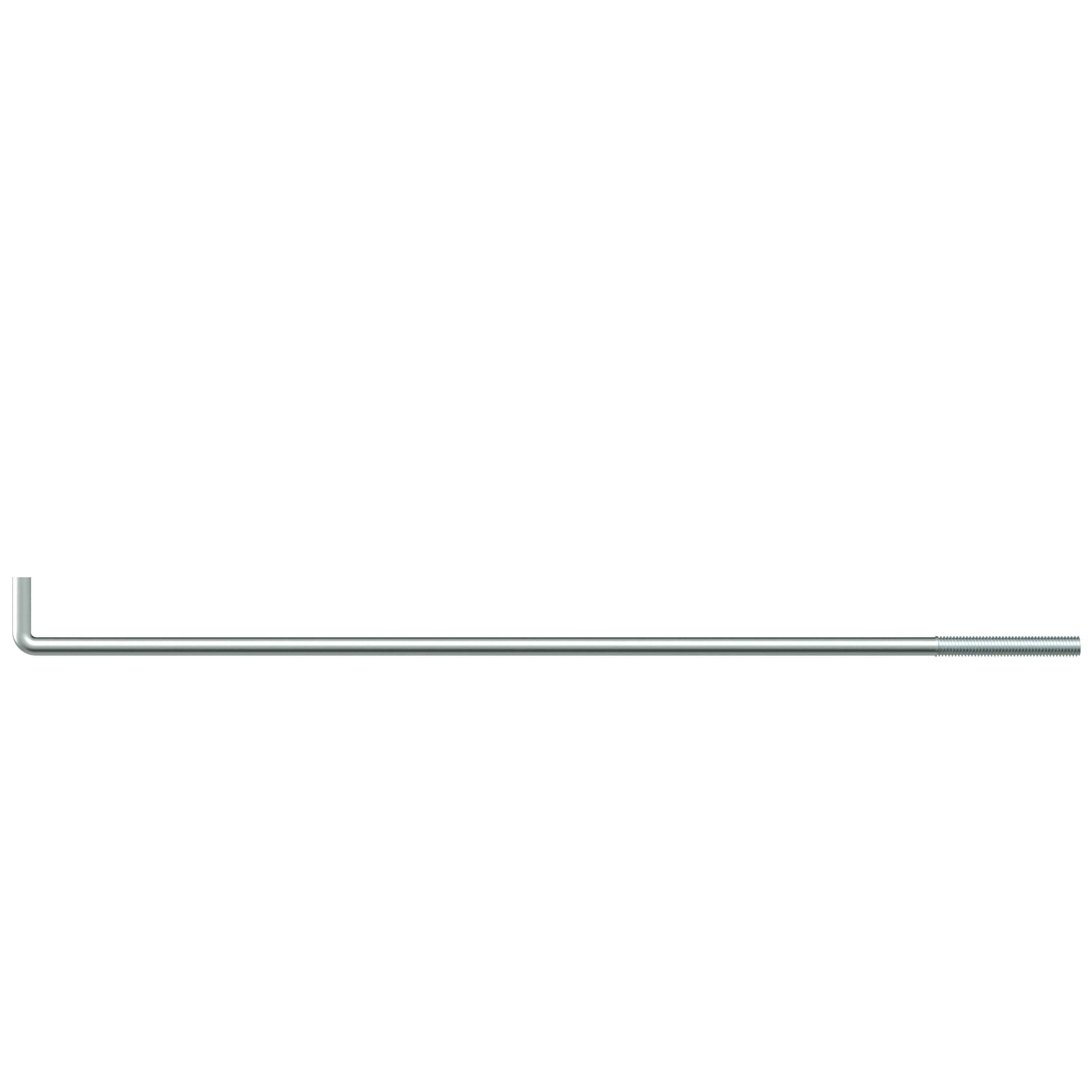Threaded pin for medium-long arm